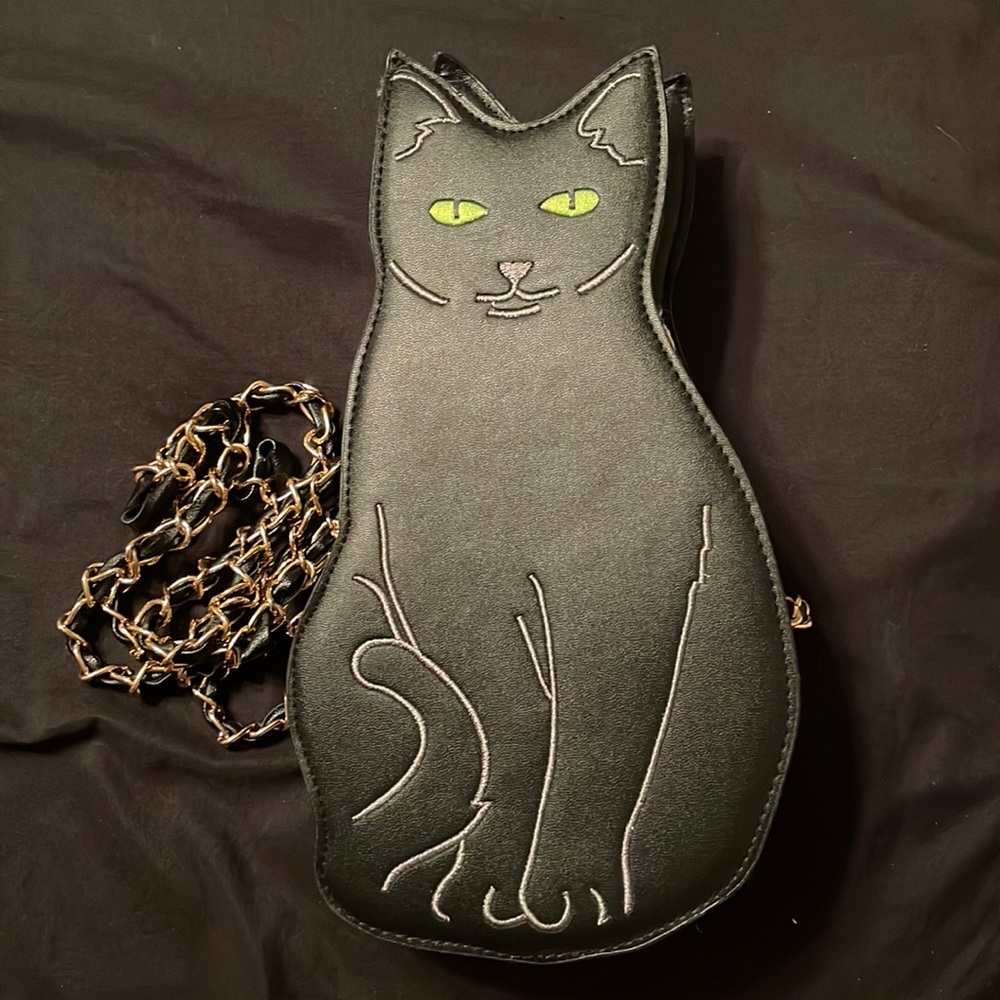 Cute Black Cat Kitty Purse 🐈‍⬛